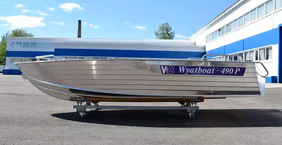 Алюминиевая лодка Wyatboat-490 P в Кургане