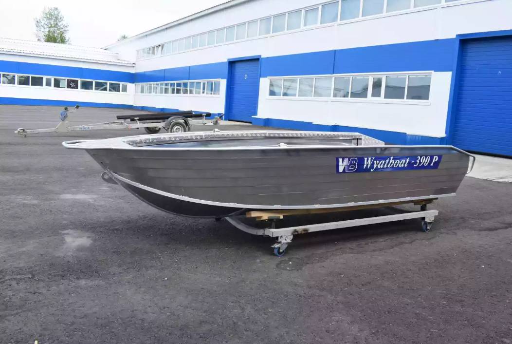 Алюминиевая лодка Wyatboat-390Р Увеличенный борт в Кургане