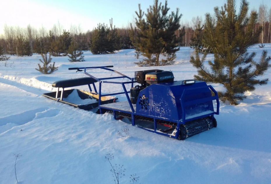 Мотобуксировщик Альбатрос-XLV 9 мини, тележки, 1250 мм в Кургане