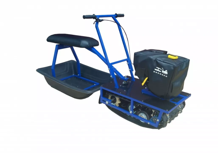 Мини-мотобуксировщик Альбатрос-М с фарой в Кургане