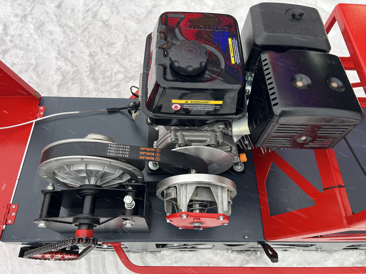 Мотобуксировщик EX-MOTO SNOWDOG S500 15л.с в Кургане