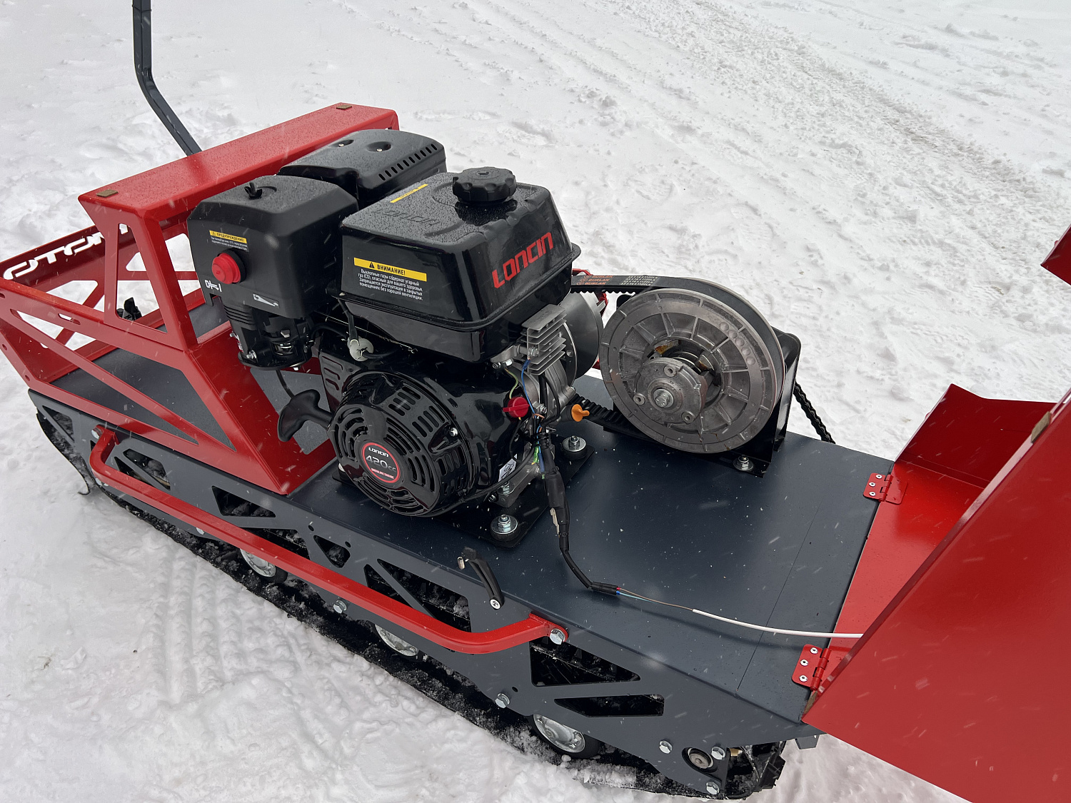 Мотобуксировщик EX-MOTO SNOWDOG S500 15л.с в Кургане