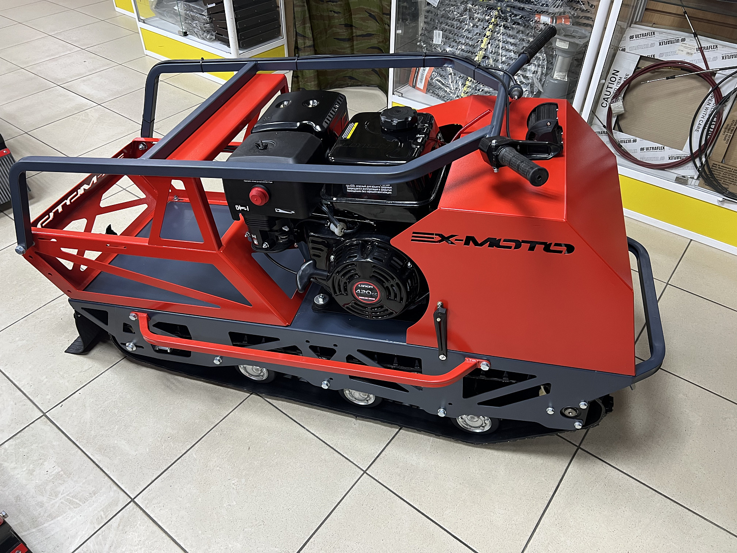 Мотобуксировщик EX-MOTO SNOWDOG S500 15л.с в Кургане