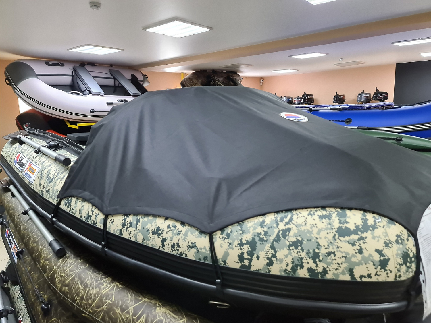 КОМПЛЕКТ НОСОВОГО ТЕНТА К ЛОДКЕ SMARINE AIR MAX 330 ЧЕРНЫЙ в Кургане