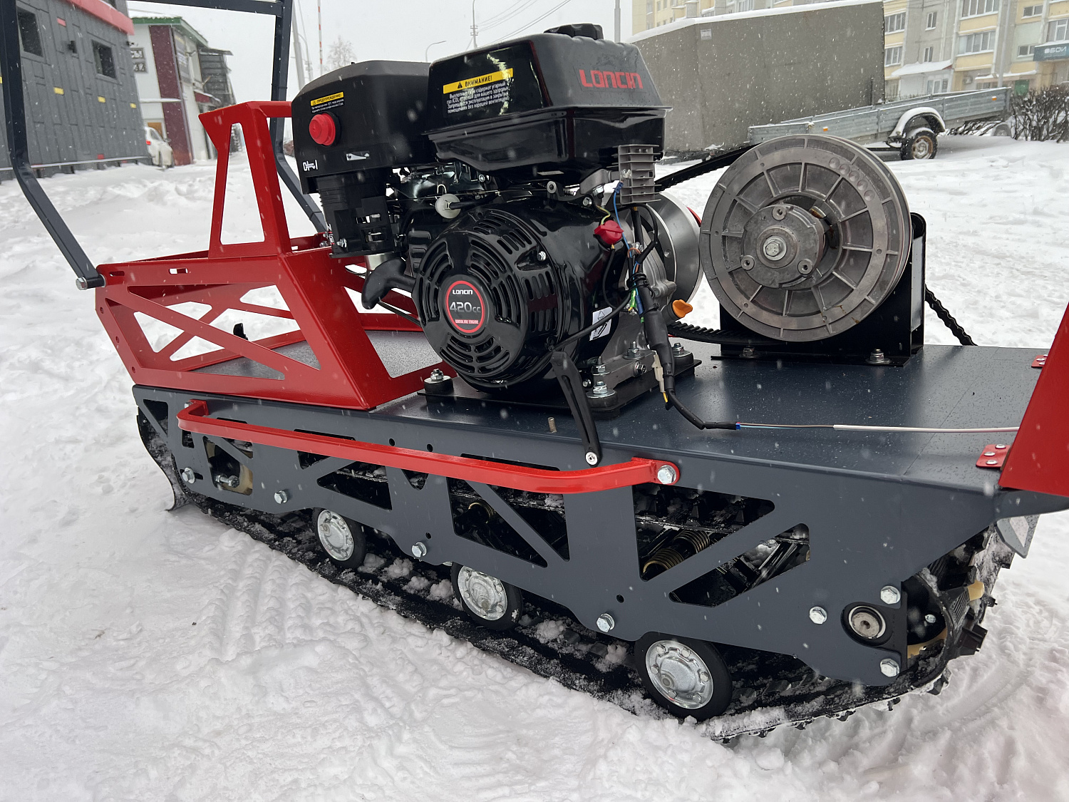 Мотобуксировщик EX-MOTO SNOWDOG S500 15л.с в Кургане