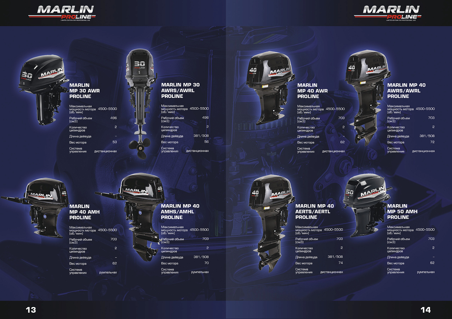 Лодочный мотор MARLIN PROLINE MP 50 AERTL в Кургане