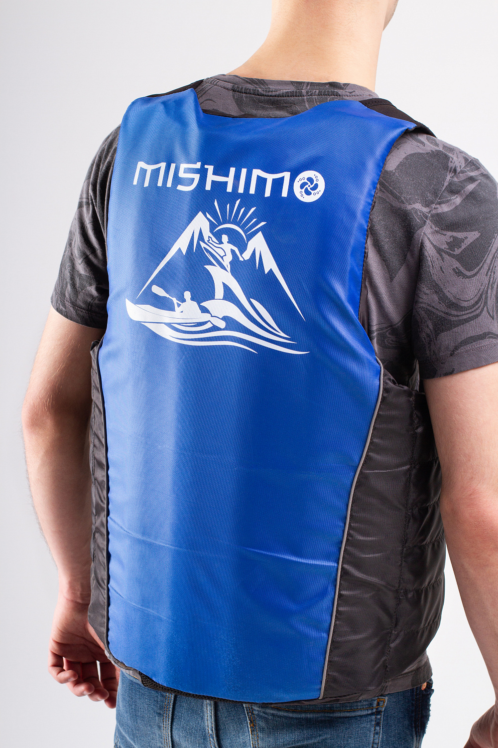 Жилет спасательный MISHIMO PRO Премиум качества Черно-синий в Кургане