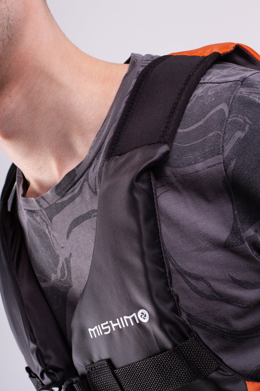 Жилет спасательный MISHIMO PRO Премиум качества Черно-оранжевый в Кургане