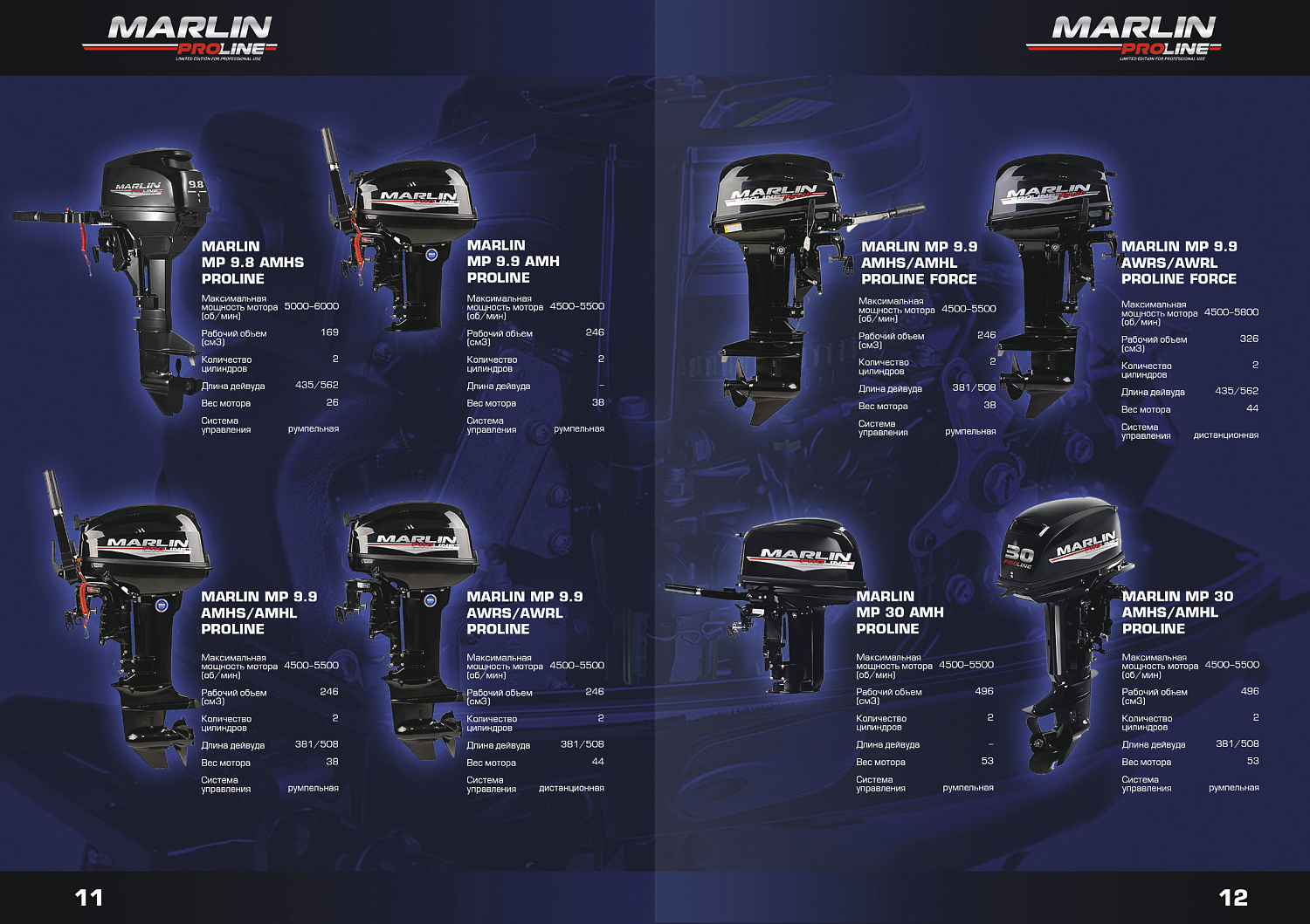 Лодочный мотор MARLIN PROLINE MP 50 AERTL в Кургане